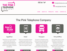 Tablet Screenshot of pinktelecom.co.uk